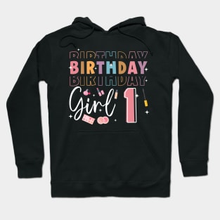 Personalized Make up 1st Birthday Beauty slip over Birthday Girl Gift Make Up Girl Tee Hoodie